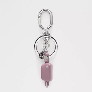 Lululemon Everywhere Belt Bag Charm Keychain- Lavender Lux/Silver